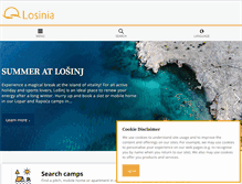 Tablet Screenshot of losinia.hr